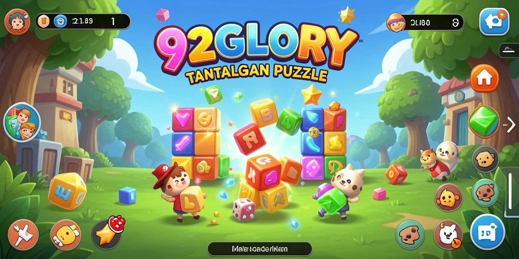 Tampilan gameplay 92GLORY yang menantang dan menyenangkan.