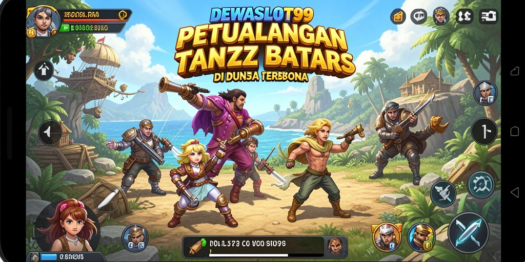 Screenshot DEWASLOT99 menampilkan aksi petualangan luar biasa di dunia terbuka.