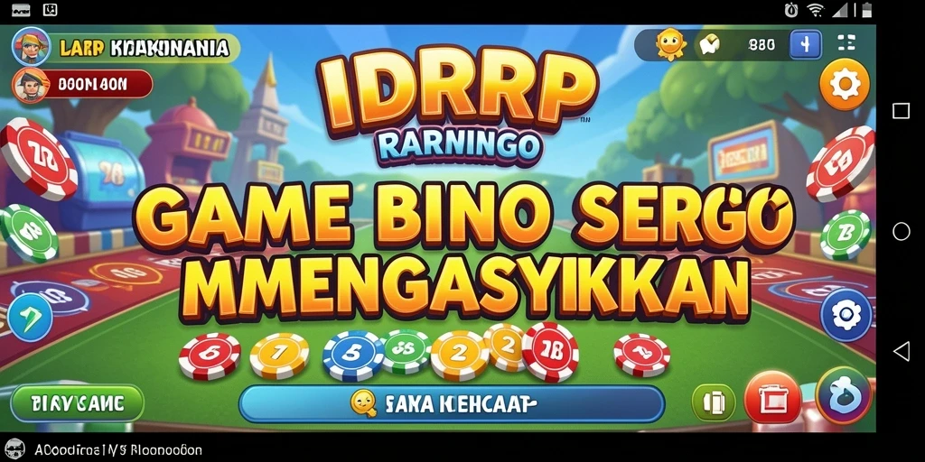 Gameplay seru Bingo di IDRRP dengan interaksi sosial yang menarik.