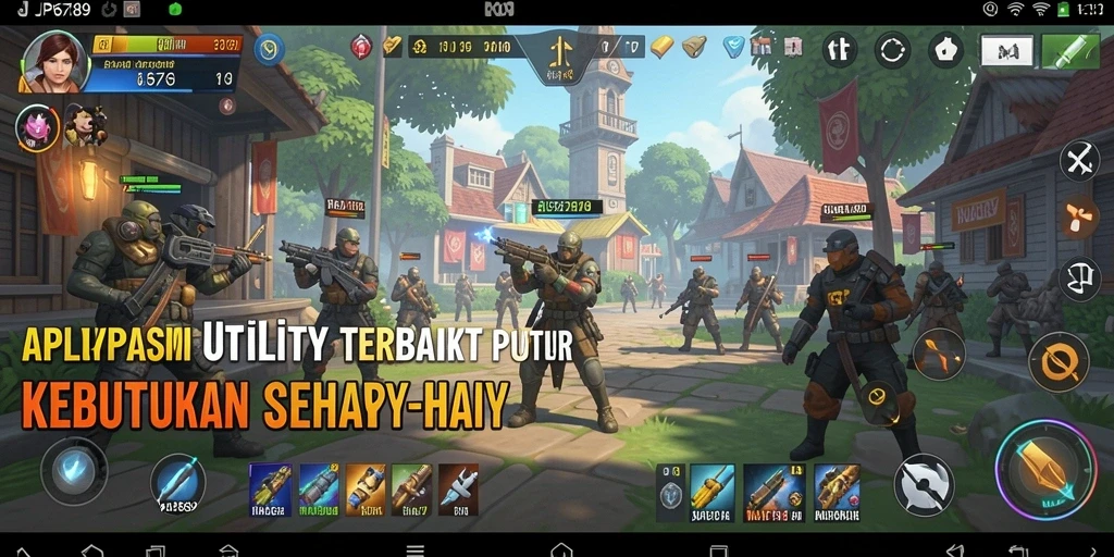 Tangkapan layar dari fitur utama aplikasi Utility JP6789.
