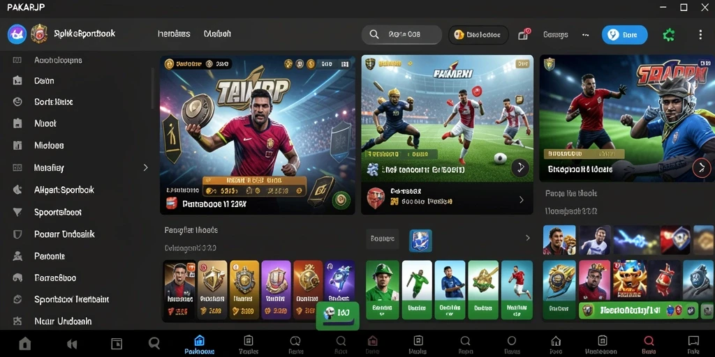 Screenshot PAKARJP menampilkan fitur live betting saat pertandingan berlangsung.