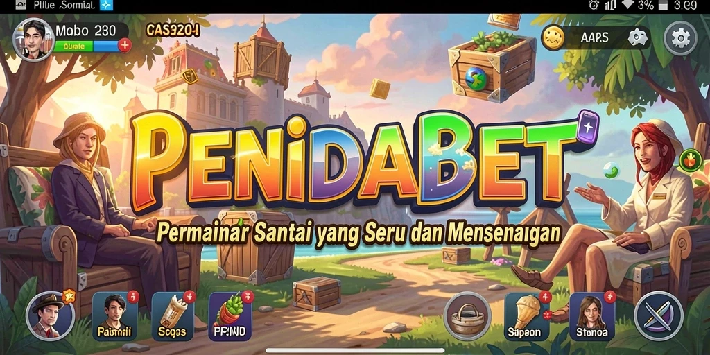 Screenshot utama PENIDABET dengan gameplay santai yang menarik.