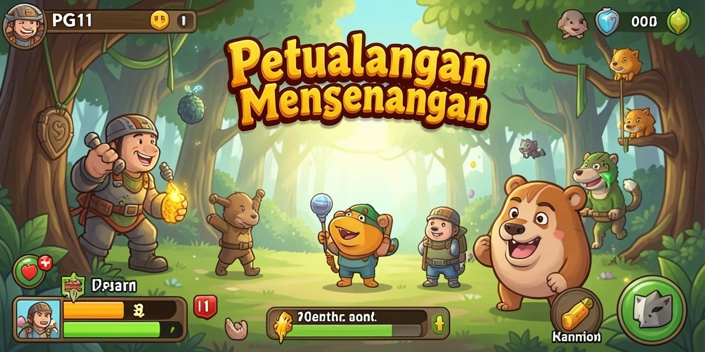 Tampilan gameplay PG11 yang menarik dan interaktif.