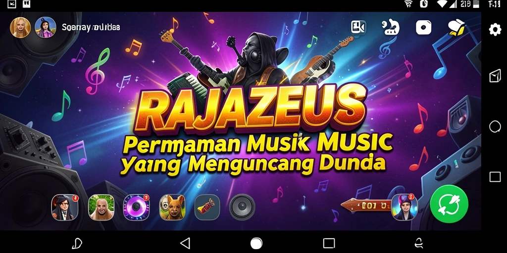Screenshot gameplay menunjukkan keseruan bermain RAJAZEUS dengan teman.