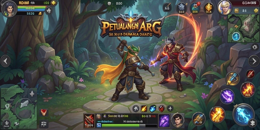 Pengalaman seru dalam pertarungan ARPG yang mendebarkan.