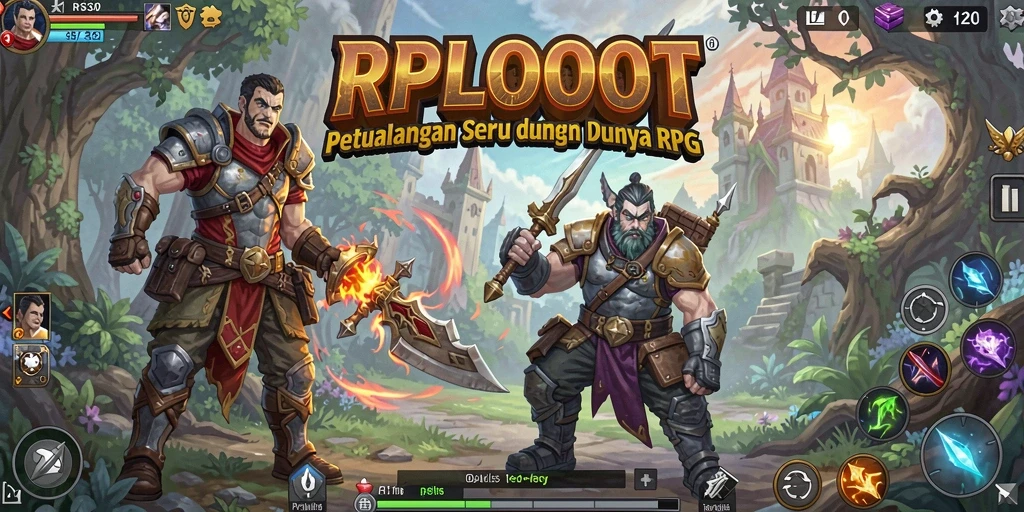 Gameplay seru dengan eksplorasi dunia yang luas dalam RPLOOT.