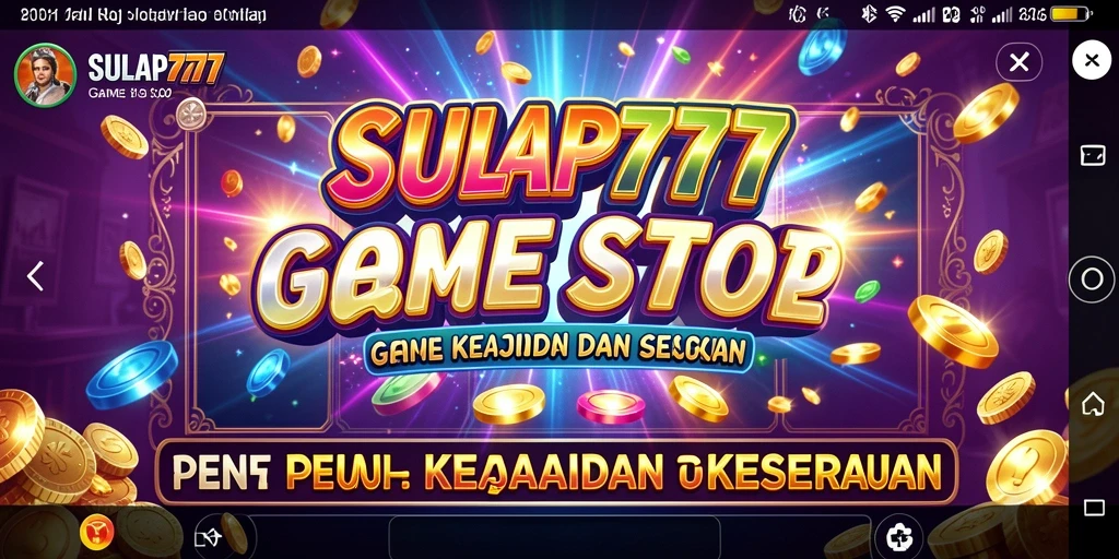 Tampilan gameplay SULAP777 yang menegangkan dan penuh warna.